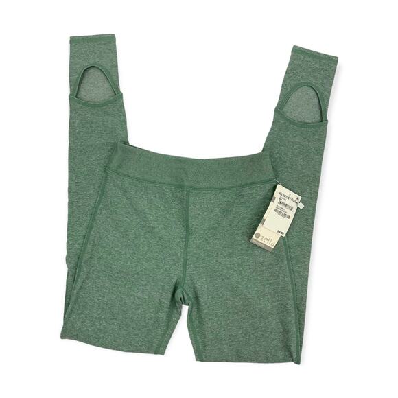 Zella Girls Green Shore Stirrup Leggings Size Large 10/12 NWT $39 MSRP - Picture 1 of 5